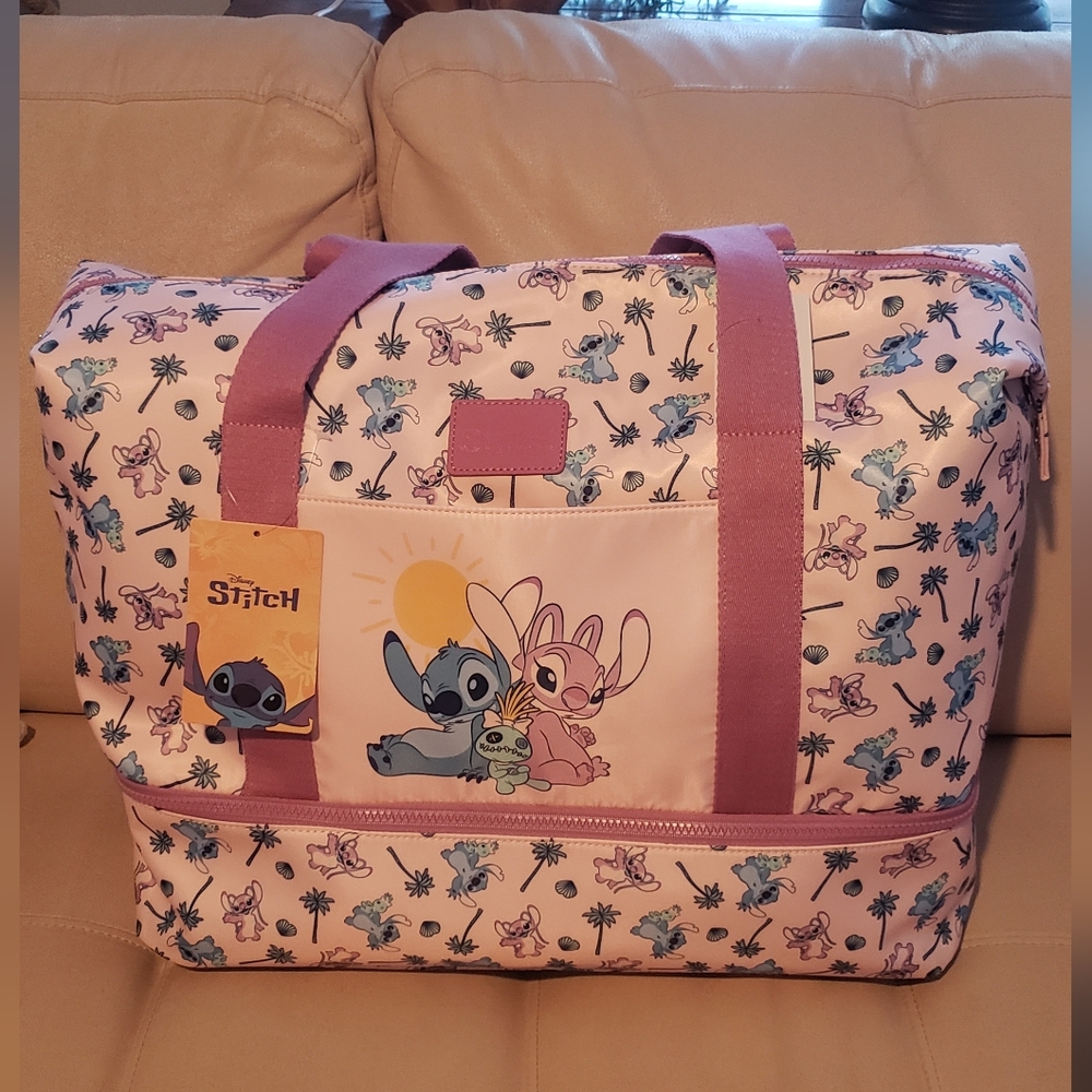 Stitch and Angel Tote Bag